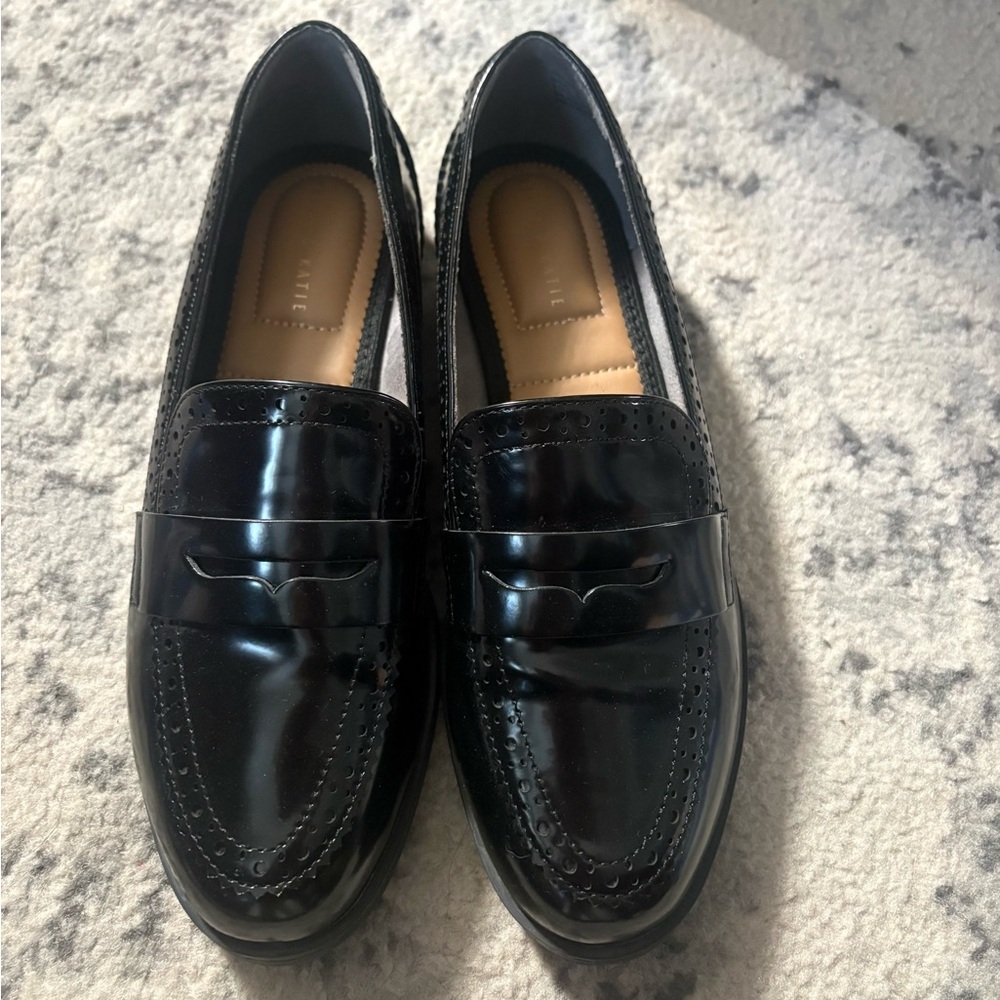 Classic Black Penny Loafers